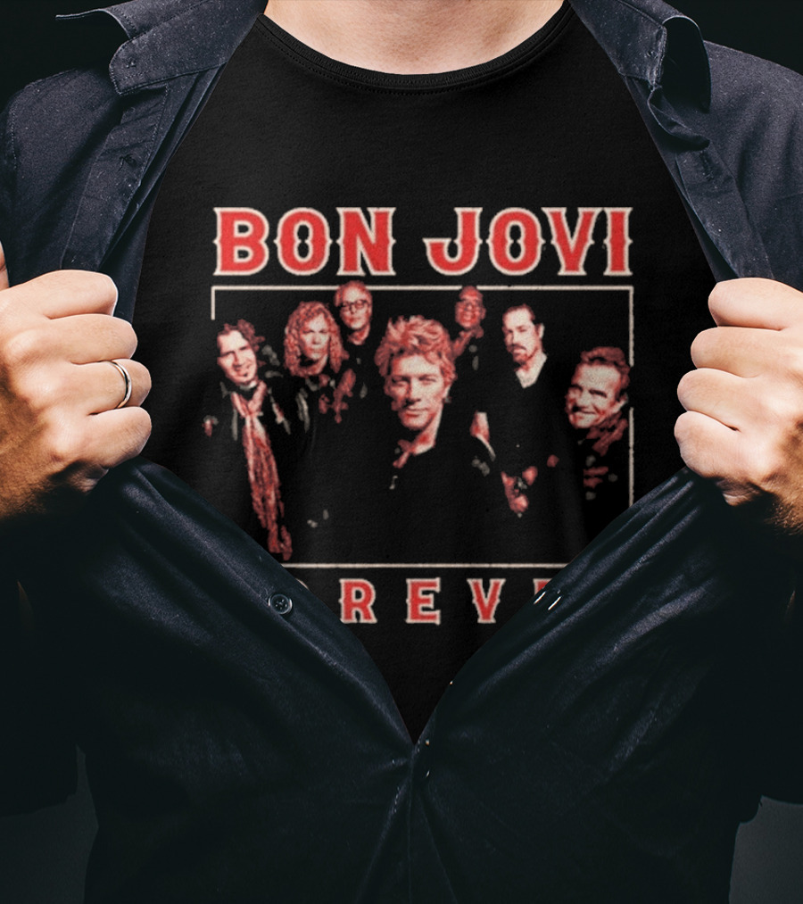 Bon Jovi Forever Tour 2026 Band Photo T-Shirt