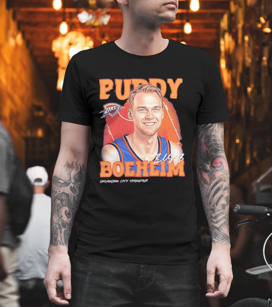 Buddy Boeheim Oklahoma City Thunder OKC Basketball BCS B Airbrush T-Shirt