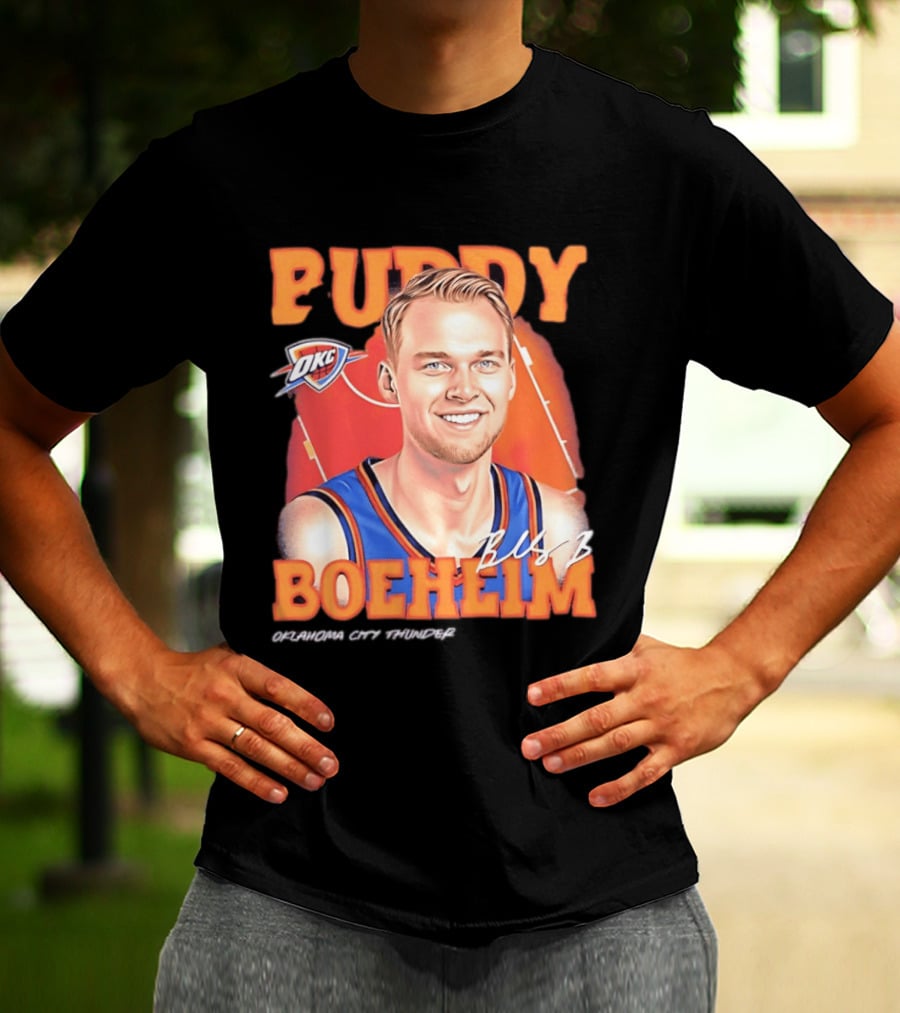 Buddy Boeheim Oklahoma City Thunder OKC Basketball BCS B Airbrush T-Shirt
