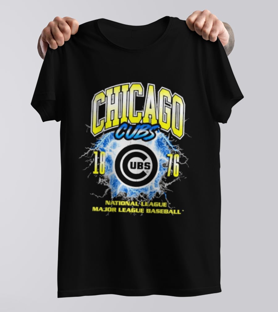 Chicago Cubs 1876 Vintage National League Major League Baseball Iconic Team T-Shirt
