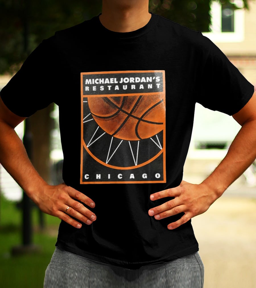 Michael Jordan's Restaurant Chicago Basketball 500 North La Salle Street Illinois T-Shirt