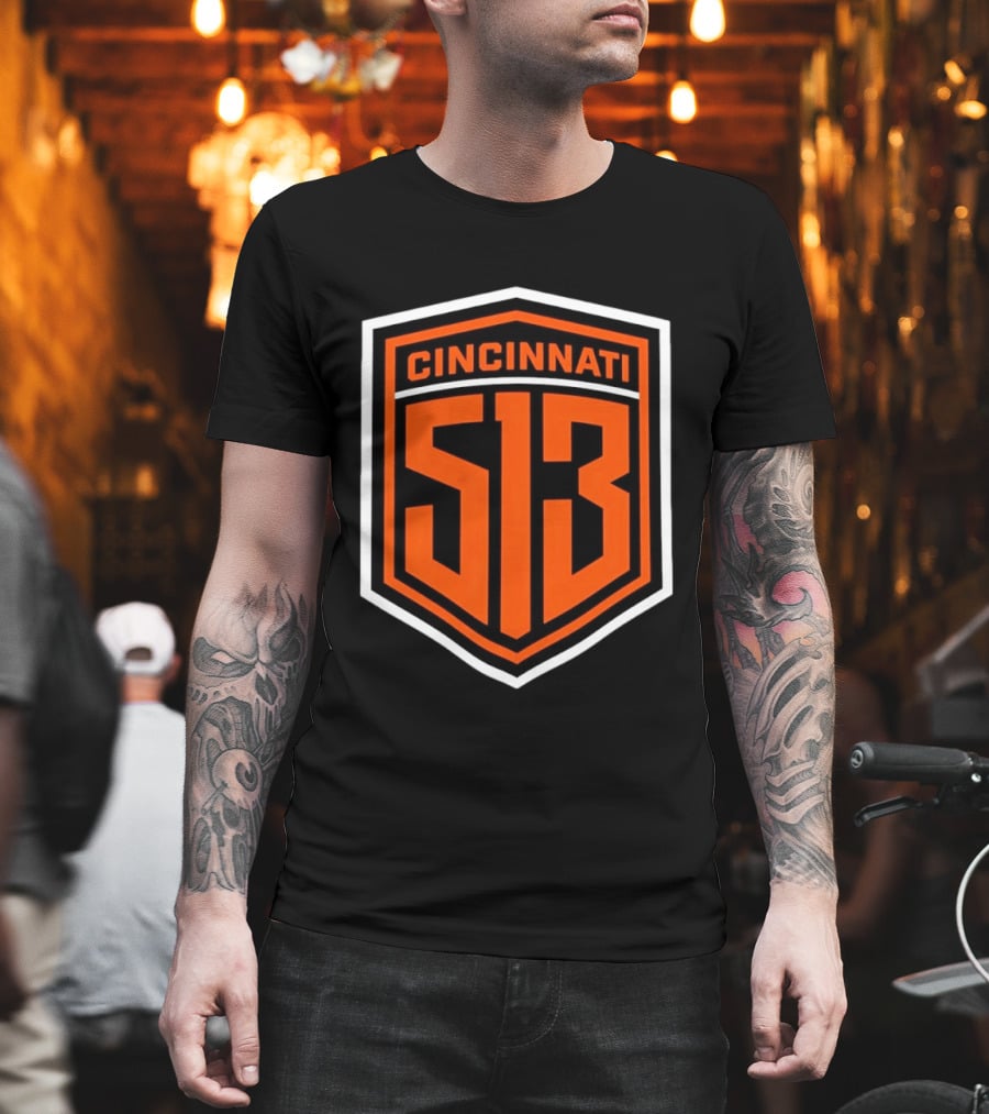 Cincinnati 513 Bold Shield T-Shirt