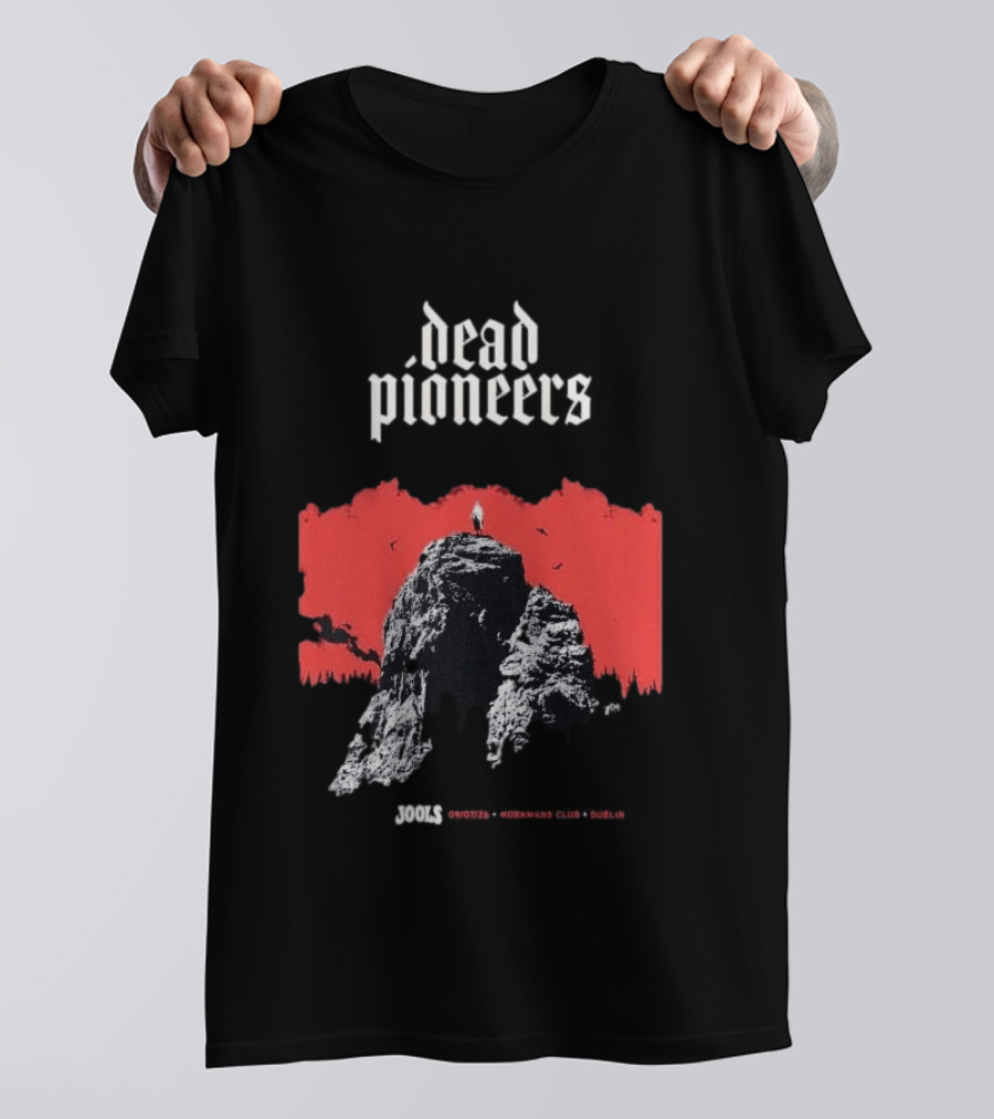 Dead Pioneers Souls Rockers Club Dublin July 9 2026 T-Shirt