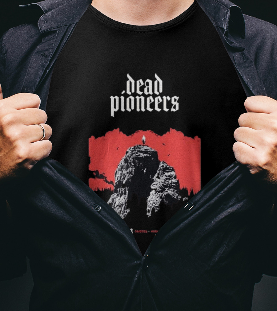 Dead Pioneers Souls Rockers Club Dublin July 9 2026 T-Shirt