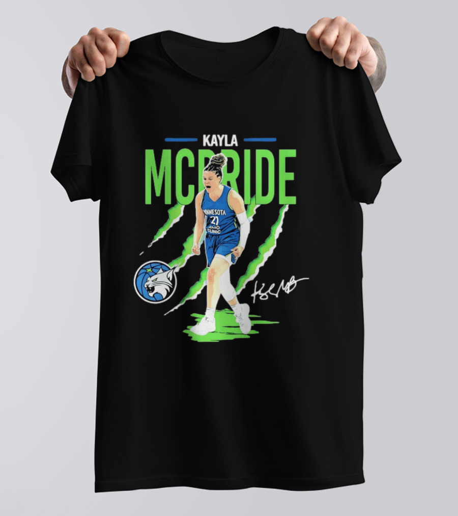Kayla McBride Minnesota Lynx Mayo Clinic 21 Basketball T-Shirt