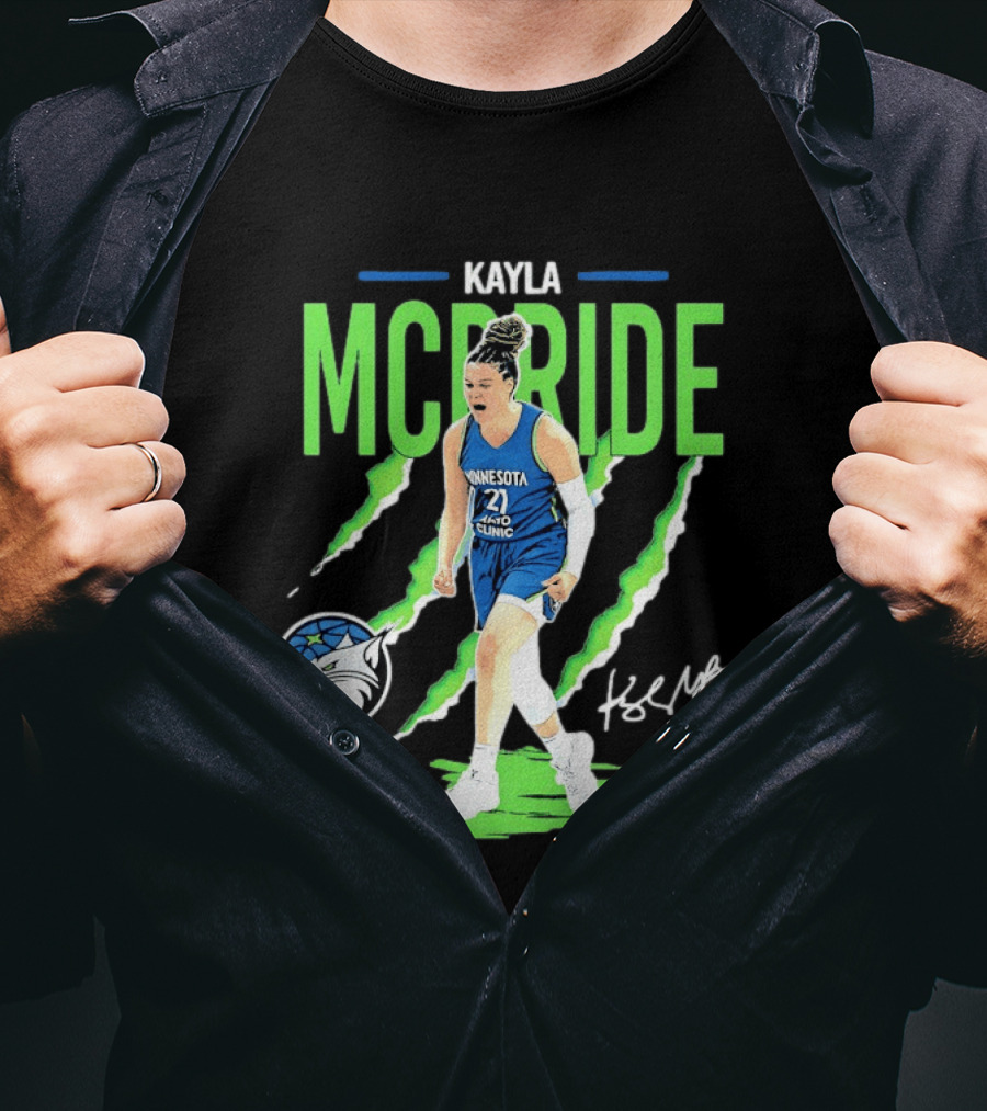 Kayla McBride Minnesota Lynx Mayo Clinic 21 Basketball T-Shirt
