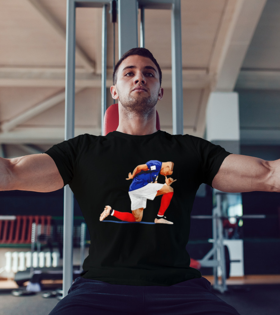 France National Team Kylian Mbappe Celebration Iconic Pose T-Shirt