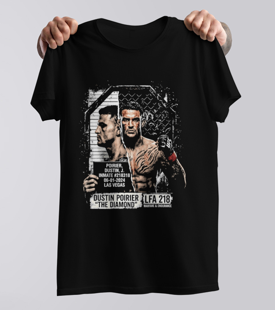 Dustin Poirier The Diamond Shot Las Vegas LFA 218 T-Shirt