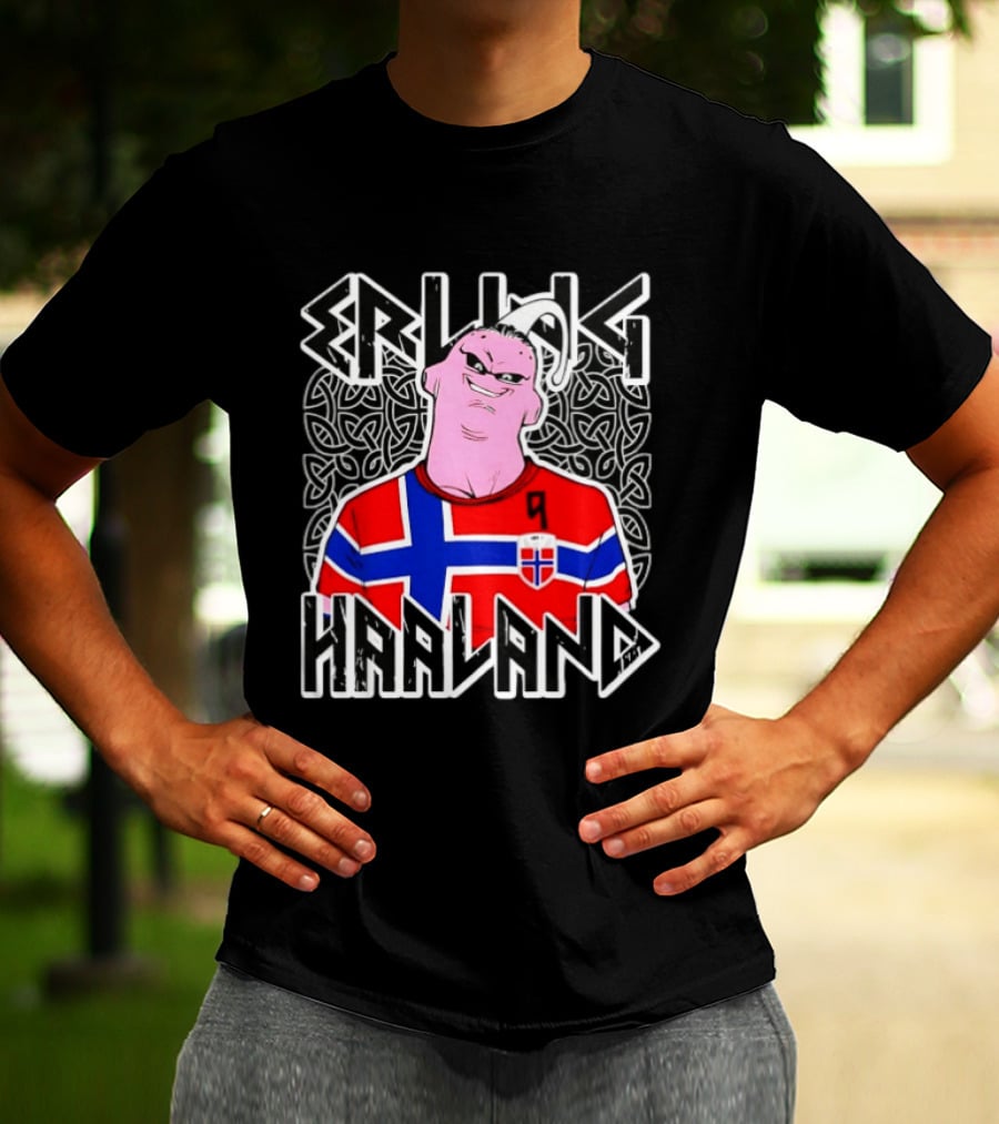 Erling Haaland Majin Buu Norway National Team T-Shirt