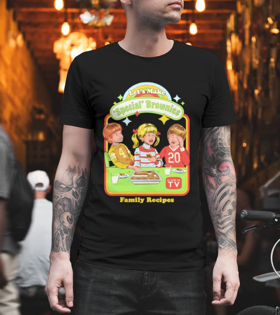 Let's Make Special Brownies As Seen On TV Family Recipes T-Shirt
