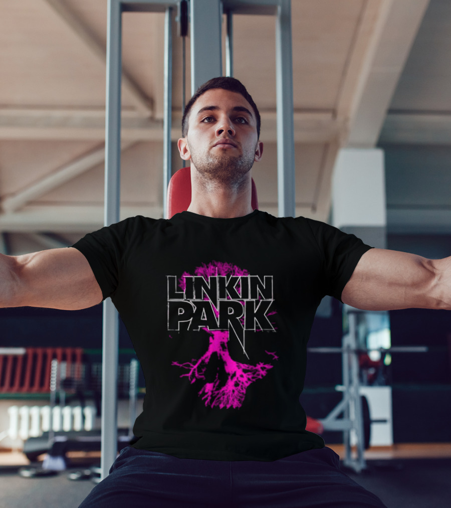 Linkin Park Tree Design Alternative Metal Band Merch T-Shirt