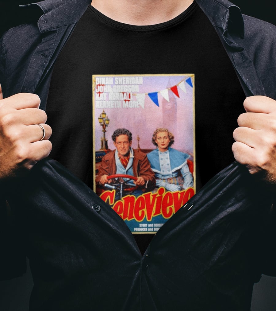 Dinah Sheridan John Gregson Kay Kendall Kenneth More Genevieve Movie T-Shirt