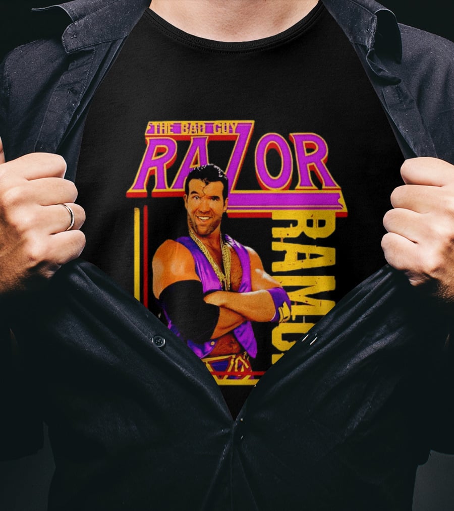Razor Ramon The Bad Guy WWE Wrestling Superstar T-Shirt