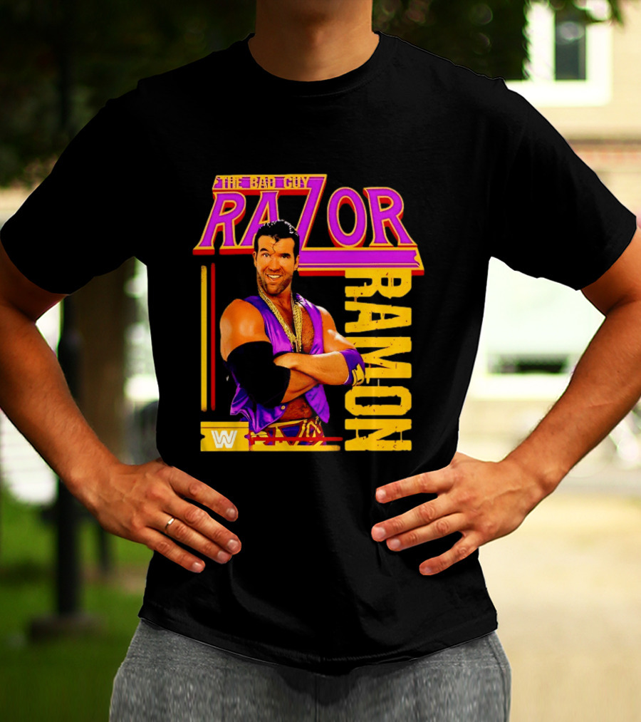 Razor Ramon The Bad Guy WWE Wrestling Superstar T-Shirt