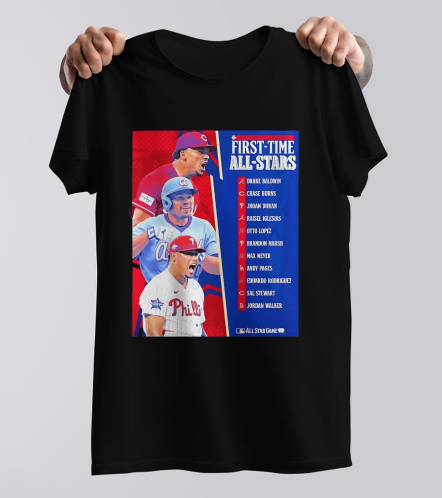 MLB National League First Time All Stars T-Shirt
