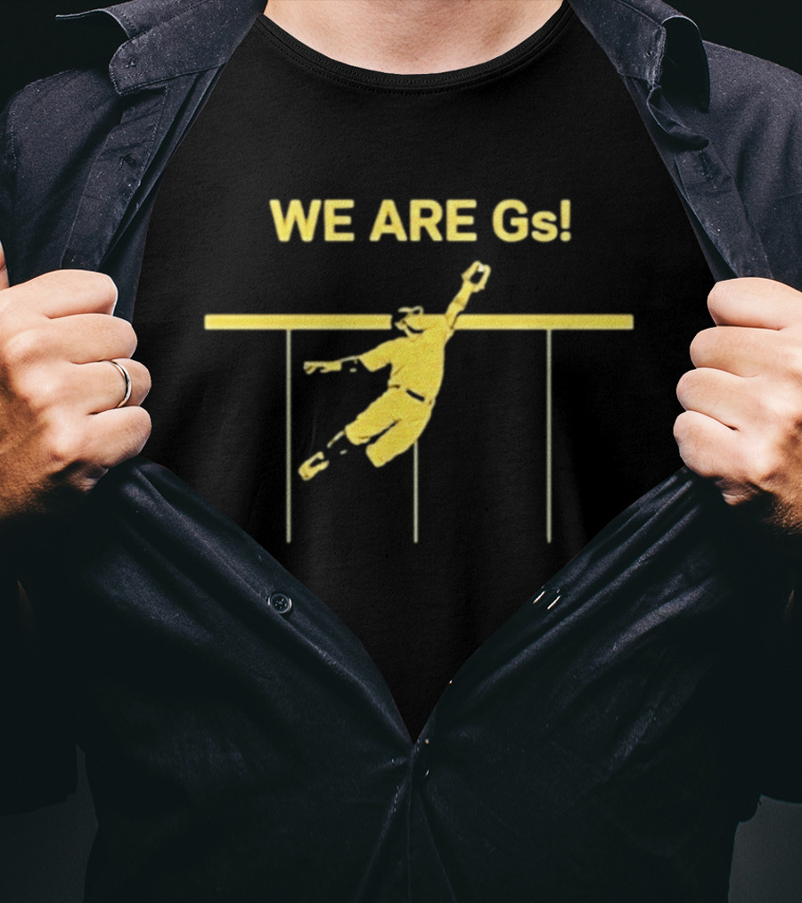 Ryan O'Hearn Pirates We Are Gs Baseball Player Catching Action T-Shirt