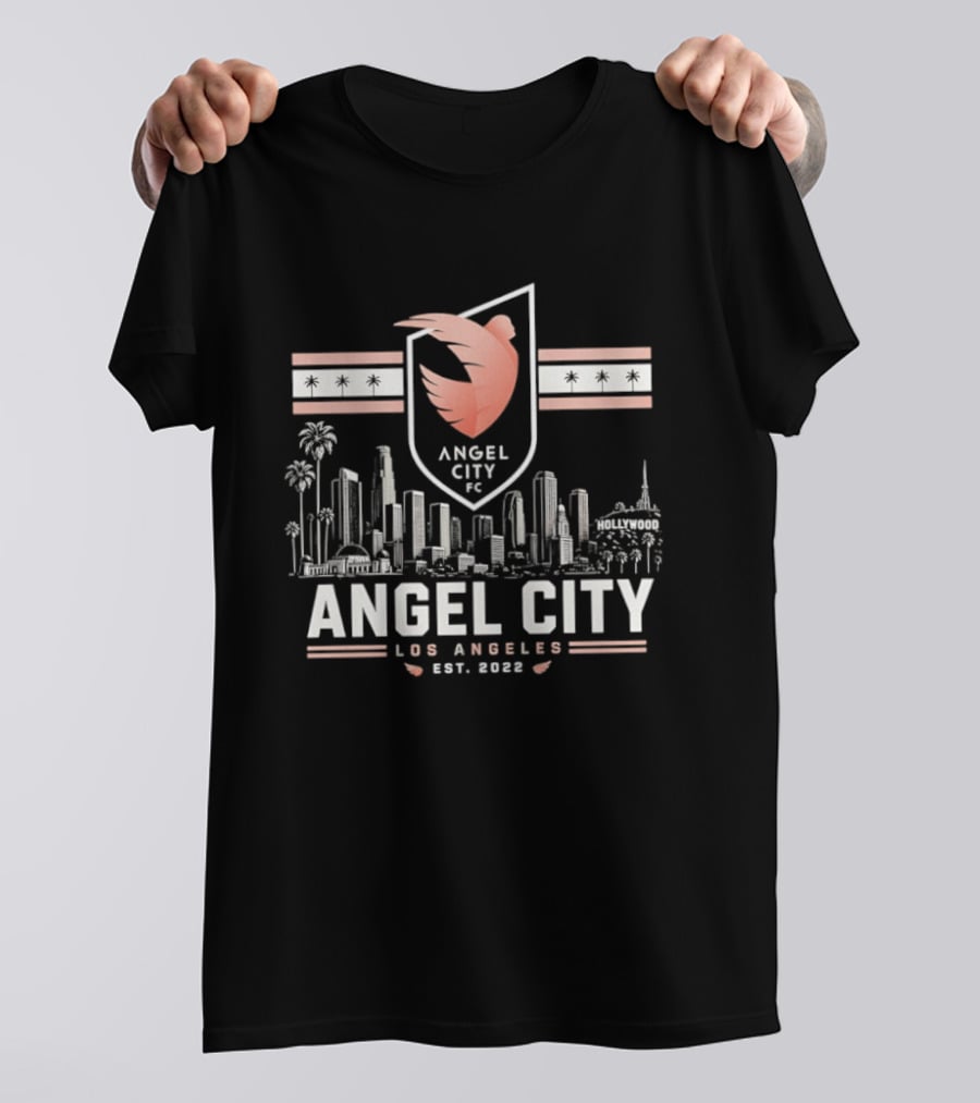 Angel City FC Los Angeles Skyline Est 2022 T-Shirt