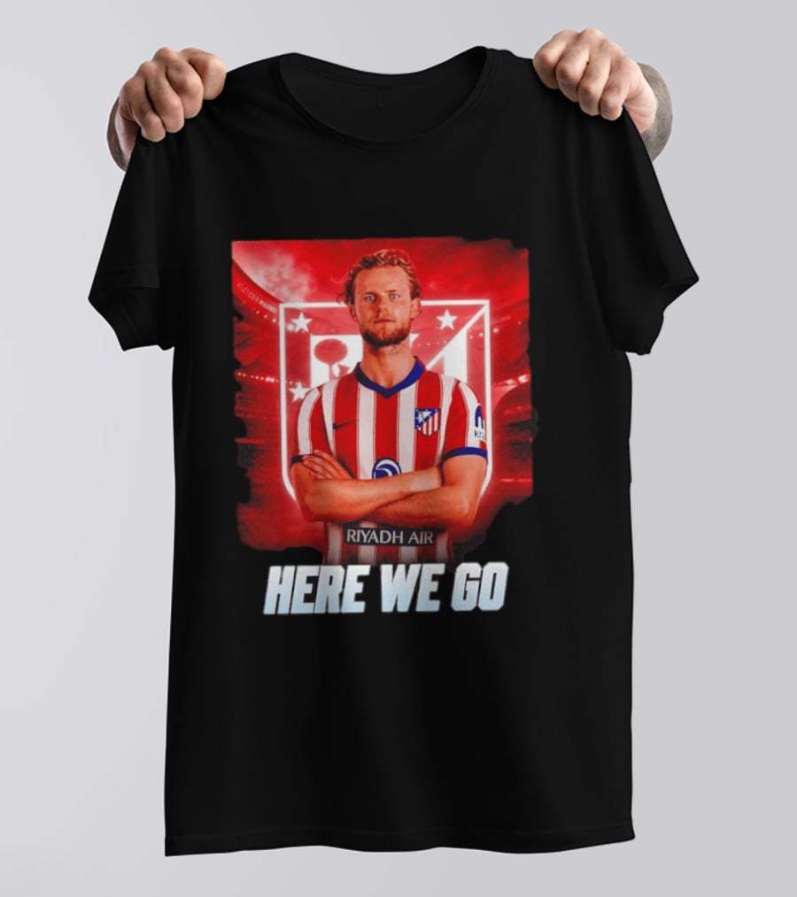 Atlético Madrid Transfer Morten Hjulmand Here We Go Announcement T-Shirt