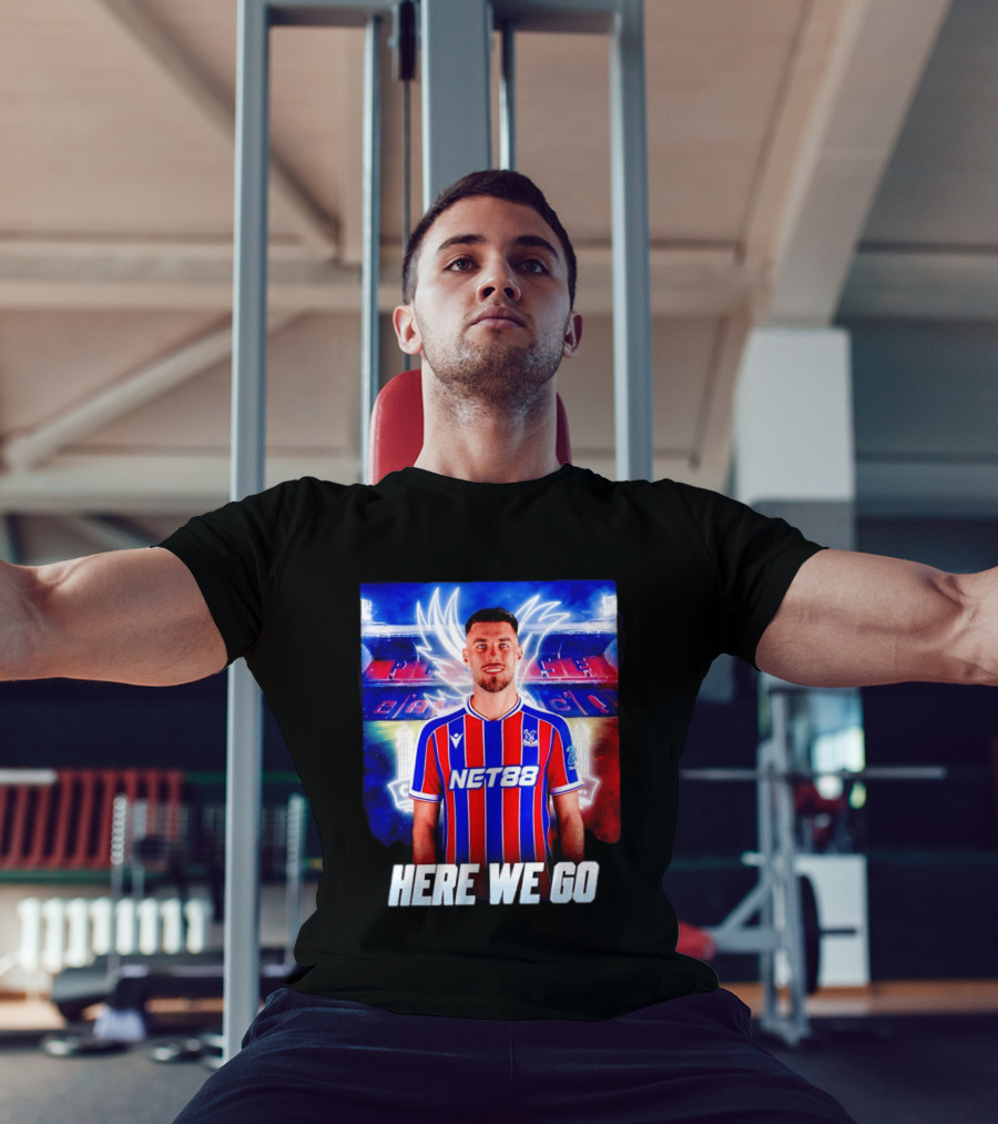 Oscar Mingueza NET88 Crystal Palace Here We Go T-Shirt