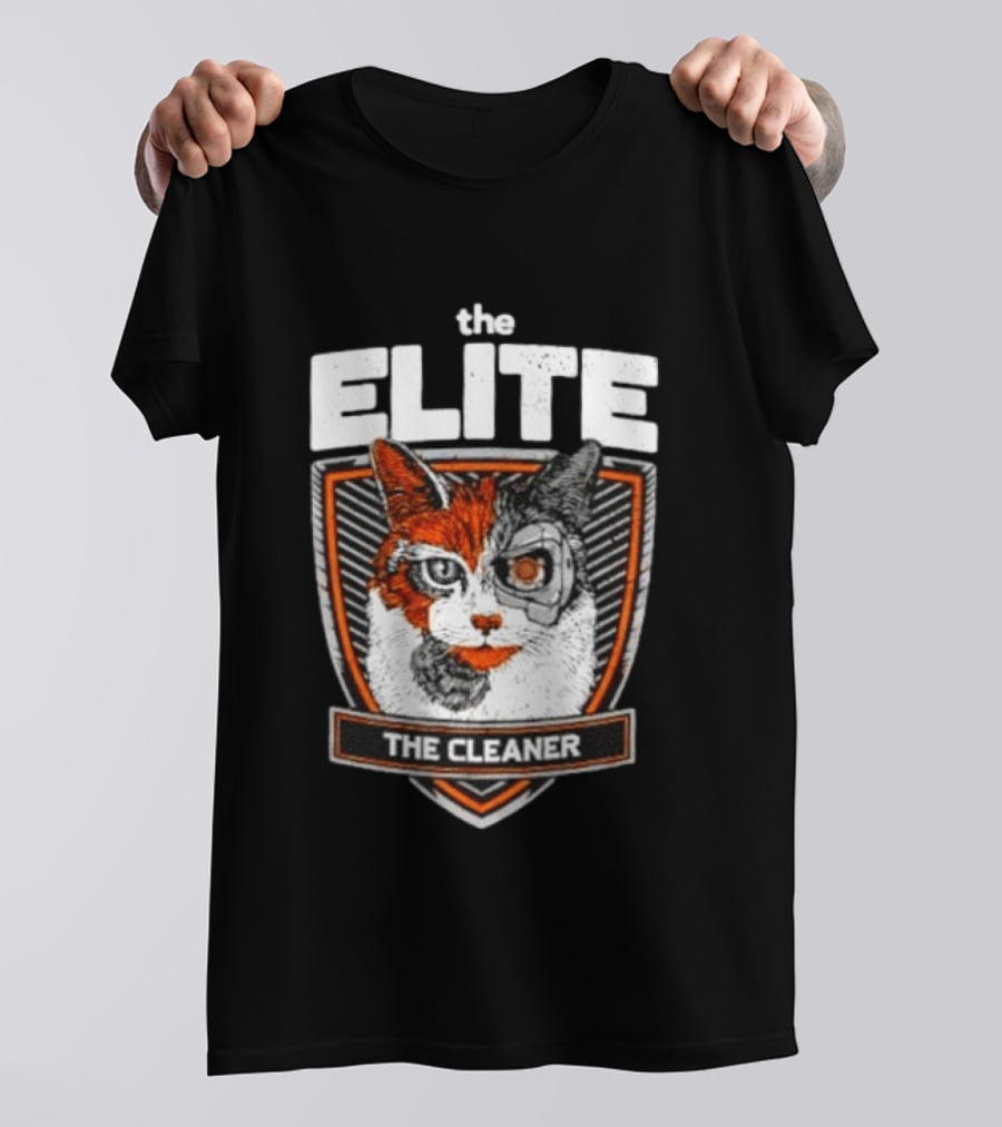 The Elite The Cleaner Cyborg Cat T-Shirt