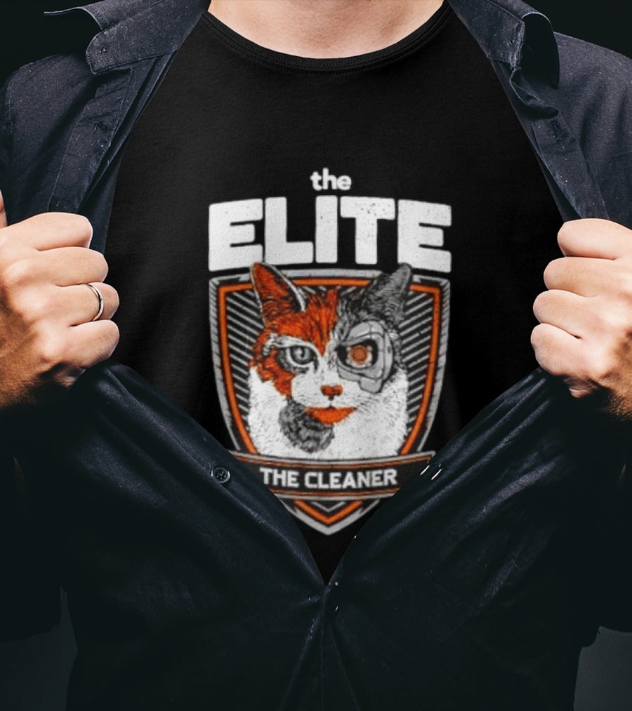 The Elite The Cleaner Cyborg Cat T-Shirt