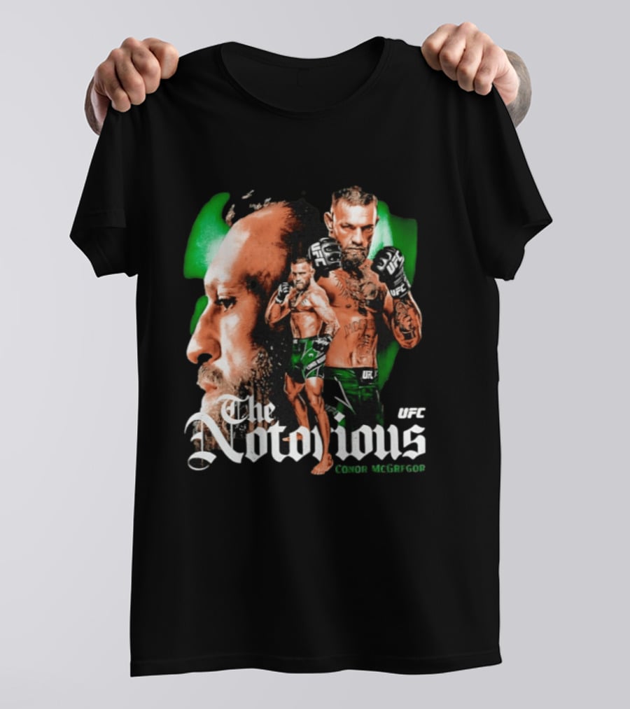 The Notorious Conor McGregor UFC Aura 329 Combat Strength T-Shirt