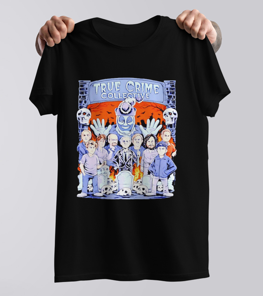 True Crime Collective Serial Killer Collage T-Shirt