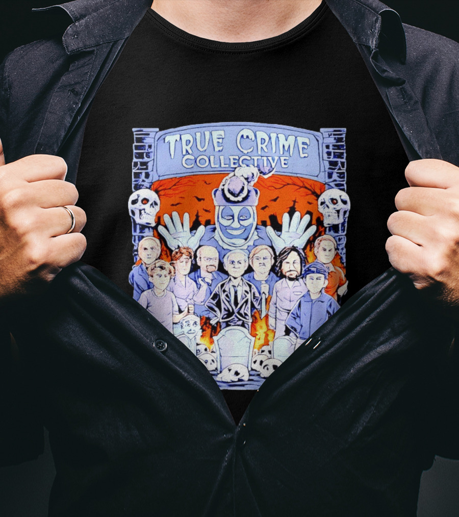 True Crime Collective Serial Killer Collage T-Shirt