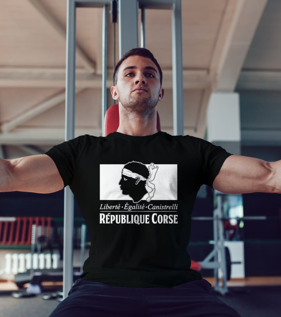 République Corse Liberté Égalité Canistrelli Banner T-Shirt