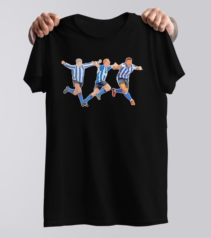 Sheffield Wednesday Football Club Players Celebration Jumping And Cheering T-Shirt