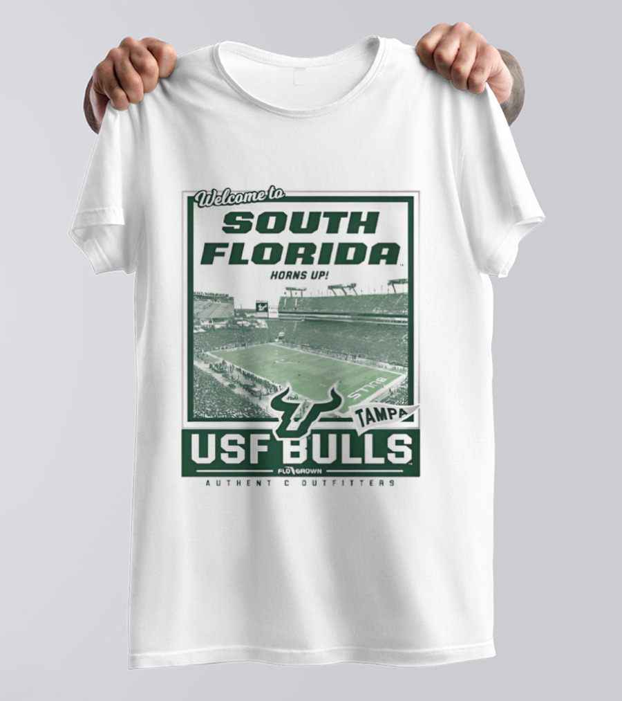 Welcome To South Florida Raymond James Stadium USF Bulls Football T-Shirt