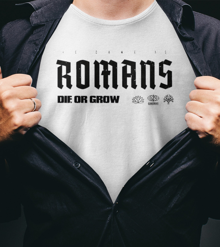 We Came As Romans Die Or Grow Lotus Tree T-Shirt