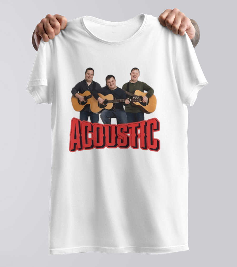 Acoustic Guitar Players Trio Musicians Band T-Shirt