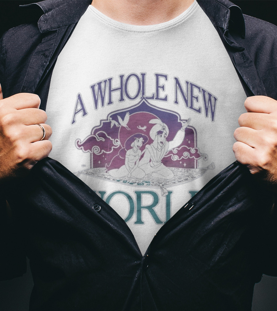 A Whole New World Aladdin Flying Carpet Adventure T-Shirt