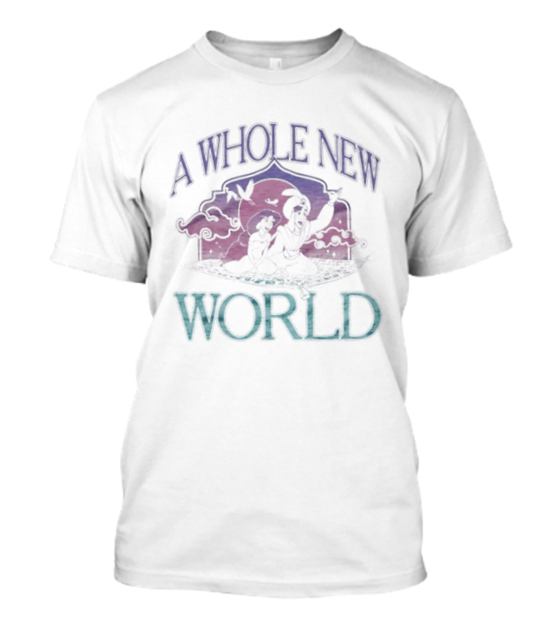 A Whole New World Aladdin Jasmine Disney Magic Carpet Ride T-Shirt