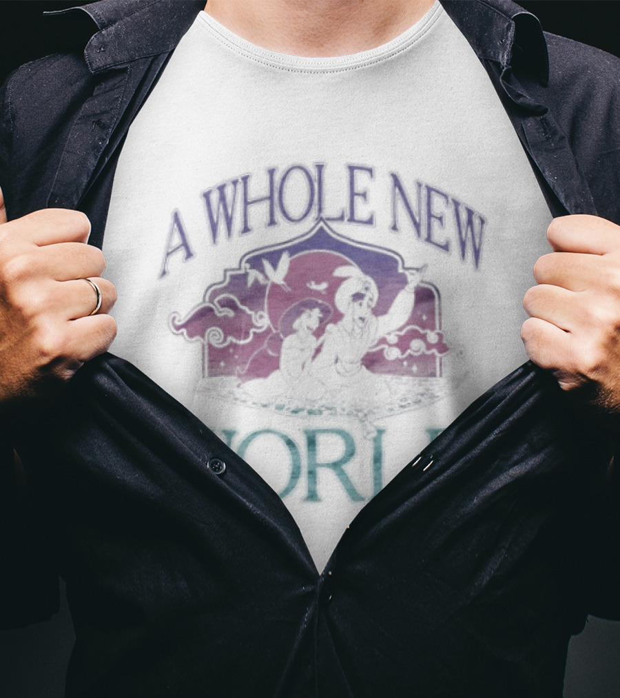 A Whole New World Aladdin Jasmine Disney Magic Carpet Ride T-Shirt
