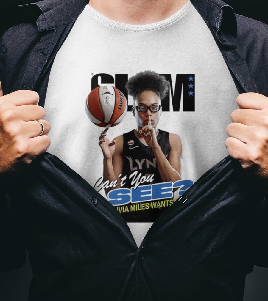 Minnesota Lynx SLAM Olivia Miles Wants It All Can't You See Basketball T-Shirt