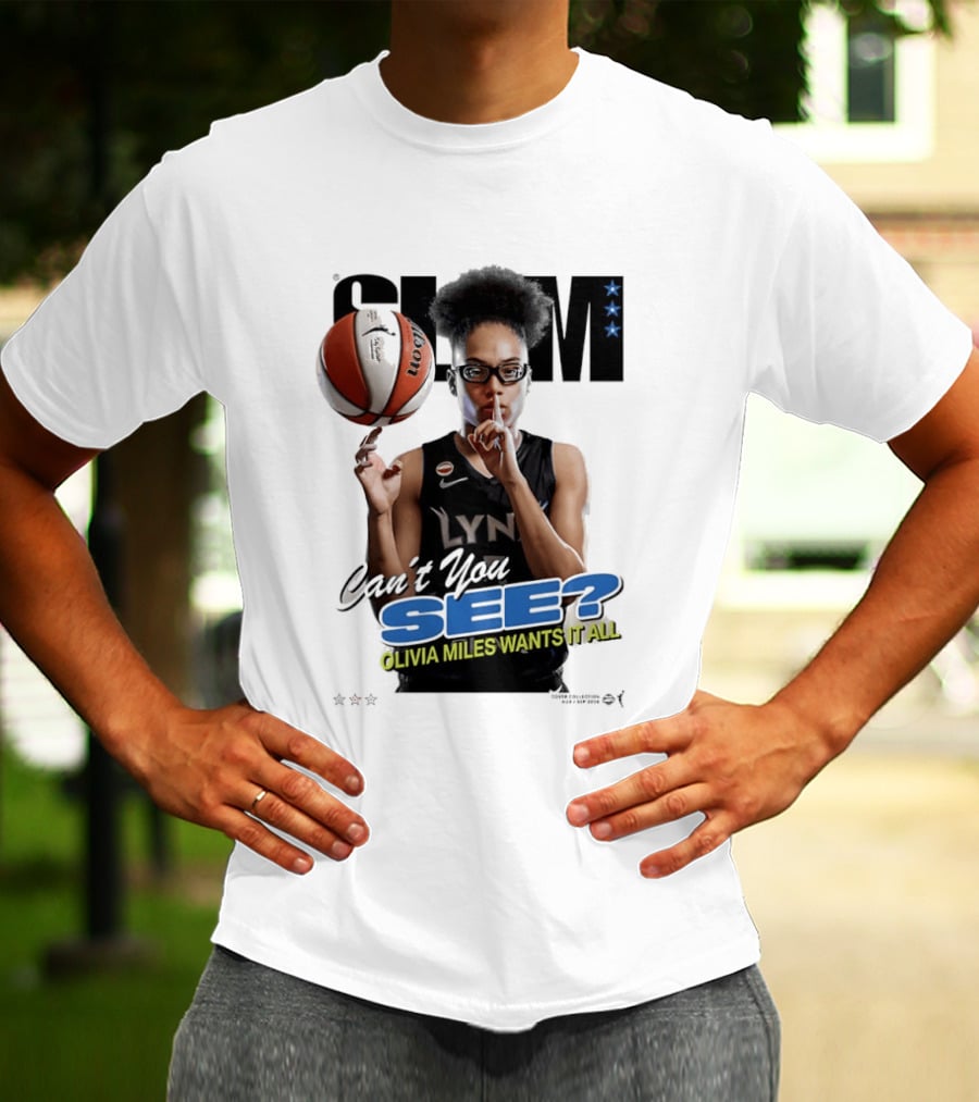 Minnesota Lynx SLAM Olivia Miles Wants It All Can't You See Basketball T-Shirt