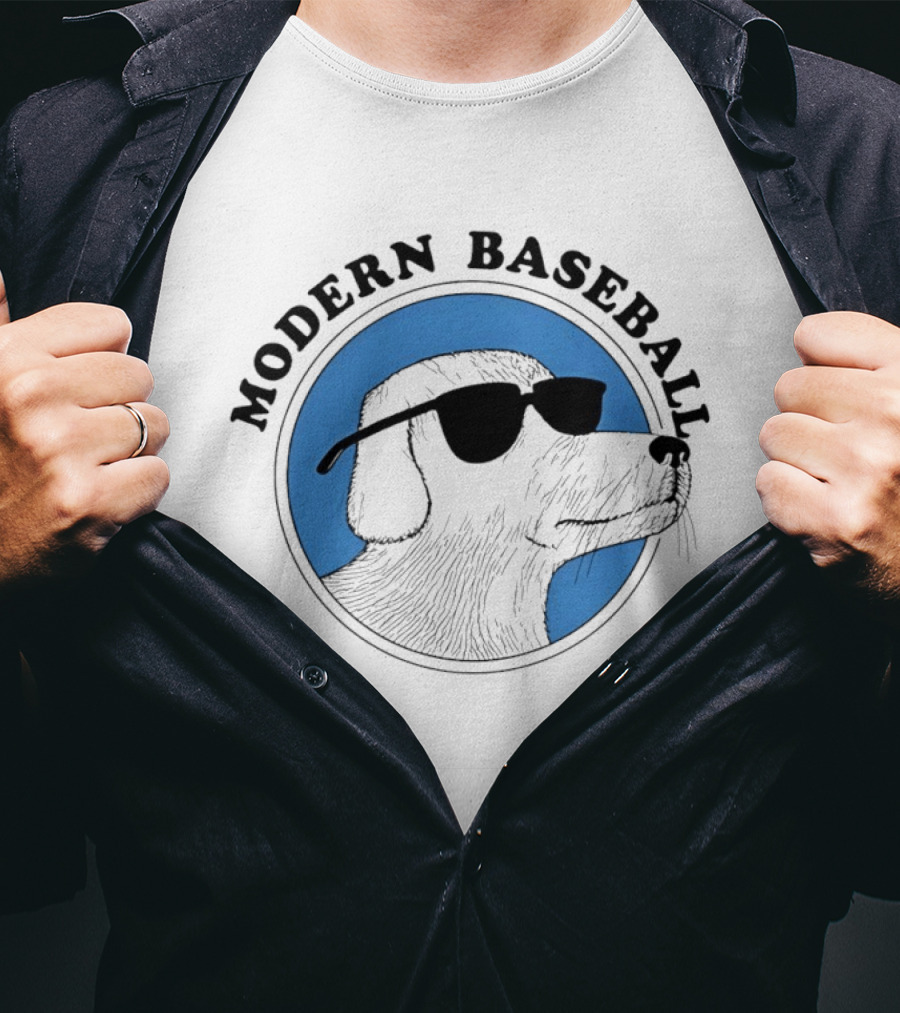 Modern Baseball Dog With Sunglasses T-Shirt
