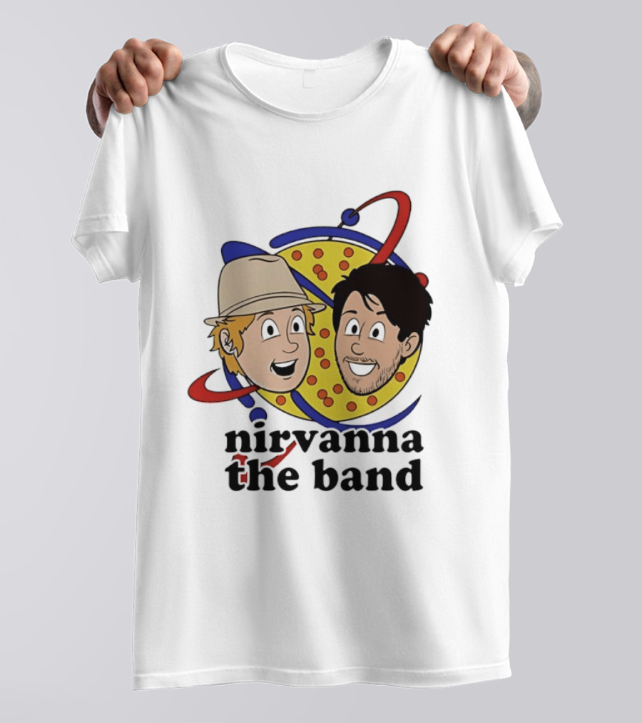 Nirvanna The Band Characters With Planetary T-Shirt