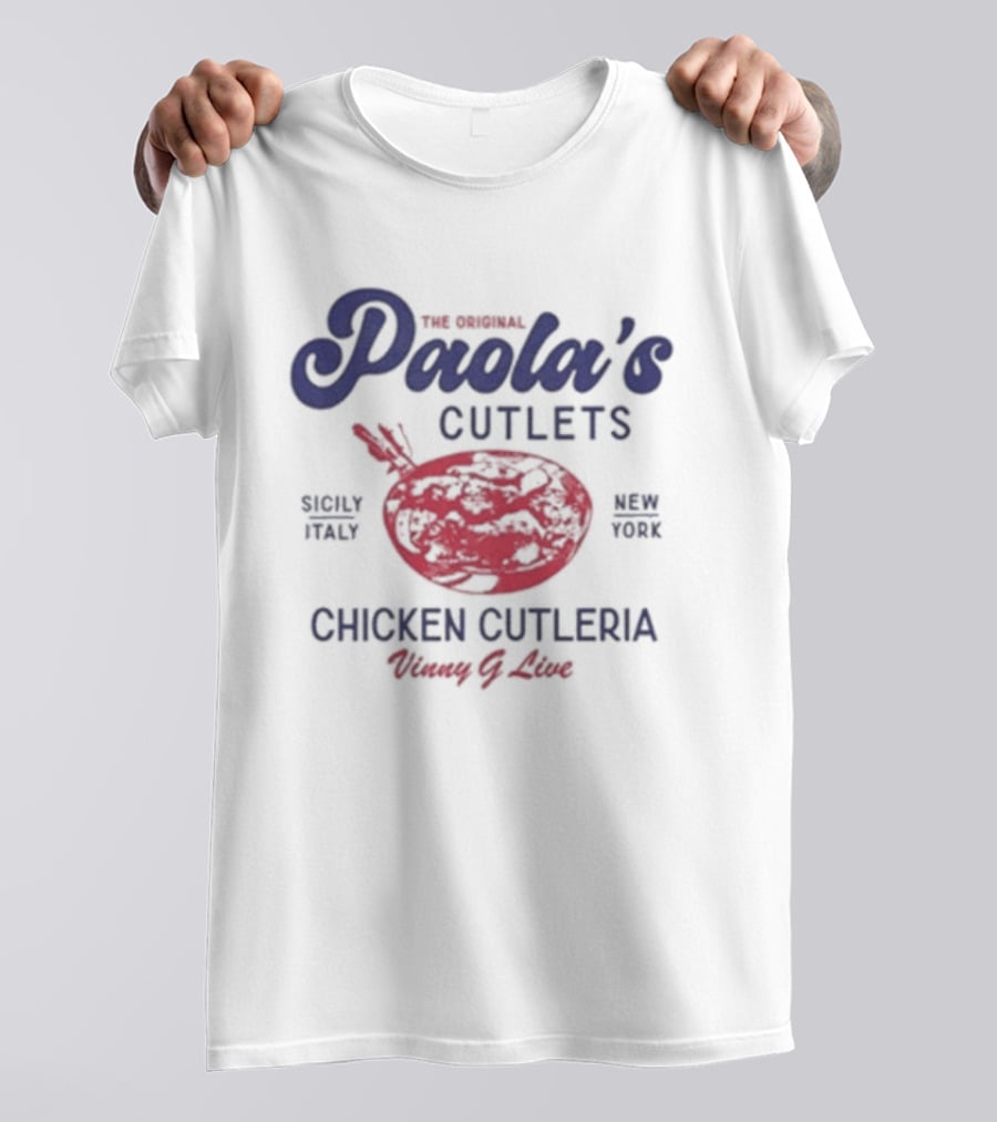 The Original Paola's Cutlets Chicken Culteria Since 2022 Best Ever Crispy Juicy T-Shirt