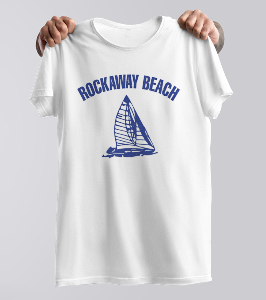 Rockaway Beach Sailboat Ocean Adventure T-Shirt