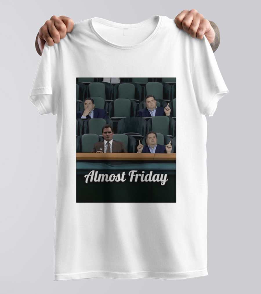 Roger Federer Brian Windhorst Tennis Stands Memes Almost Friday T-Shirt