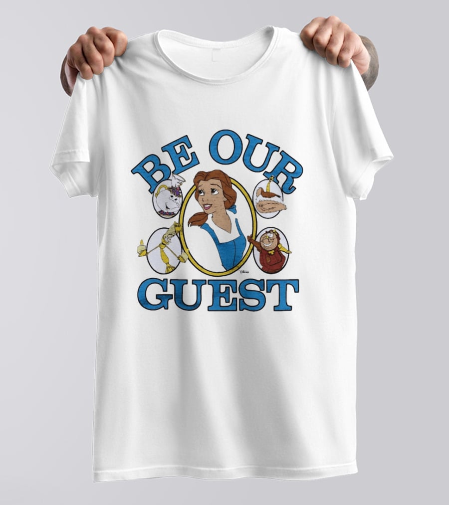 Be Our Guest Belle Beauty And The Beast Characters Disney T-Shirt