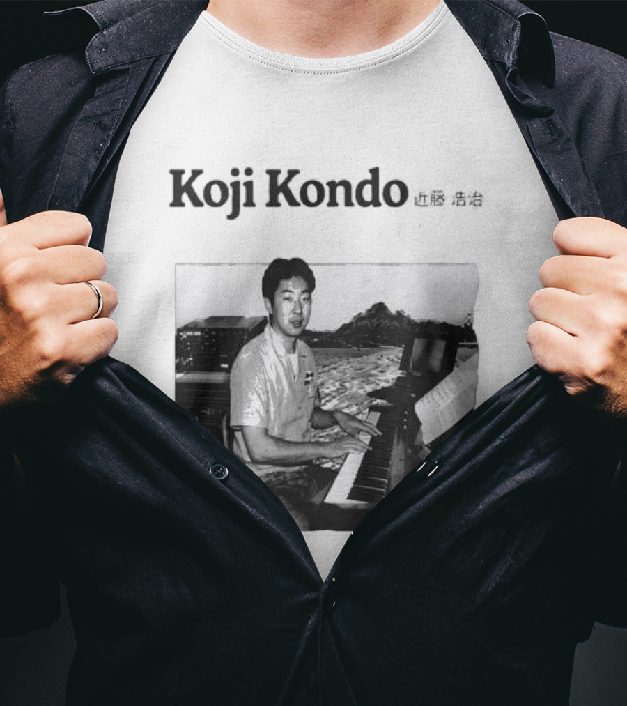 Koji Kondo I Can Hear Music Piano Masters T-Shirt