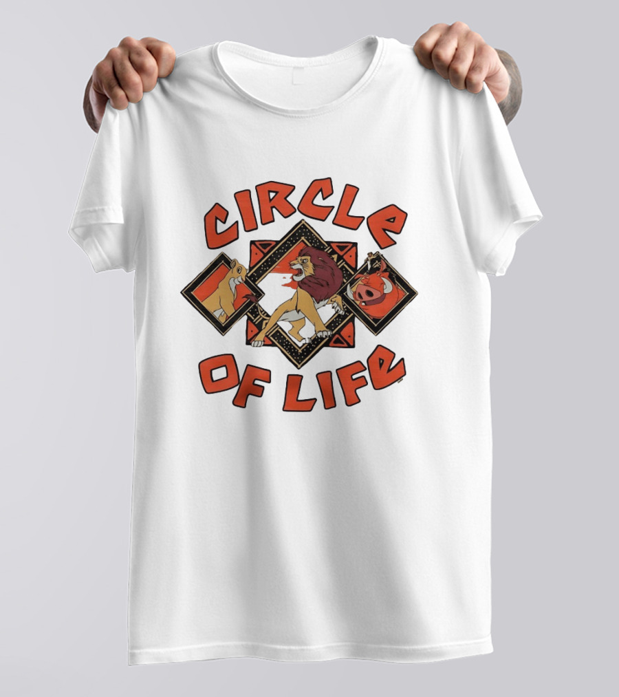 Circle Of Life Lion King Diamond Frames Disney T-Shirt
