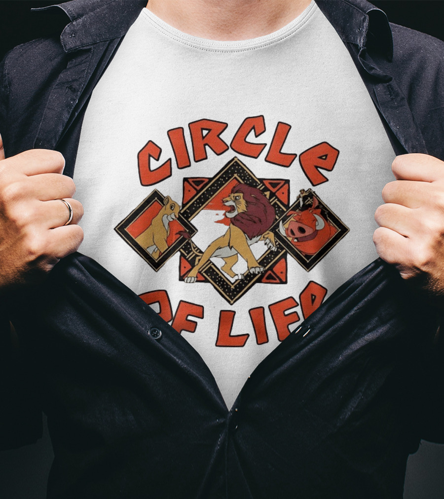 Circle Of Life Lion King Diamond Frames Disney T-Shirt