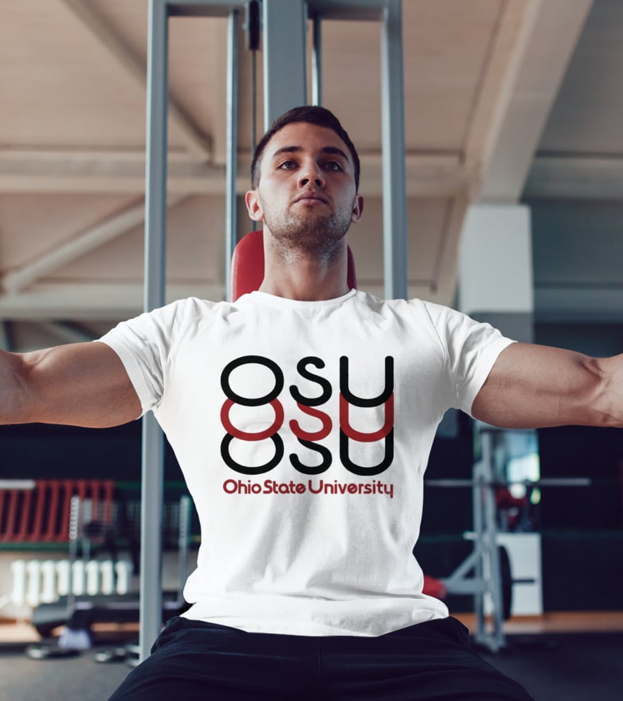 Ohio State University OSU Stacked T-Shirt