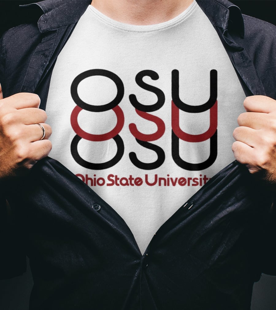 Ohio State University OSU Stacked T-Shirt