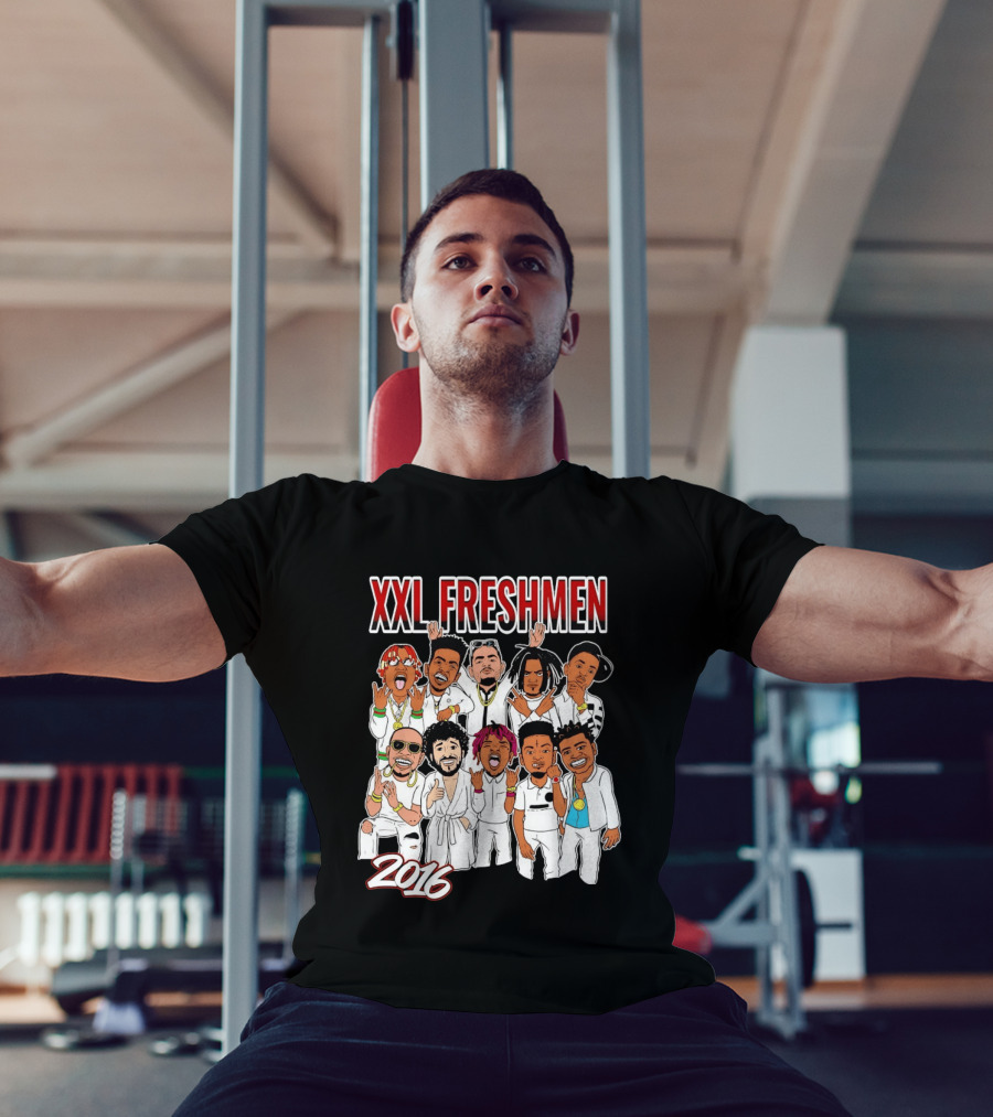XXL Freshmen 2016 Rappers Cartoon Characters T-Shirt